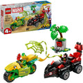 LEGO - spidey 11198 spin en electro achtervolging met dinosaurusvoertuigen