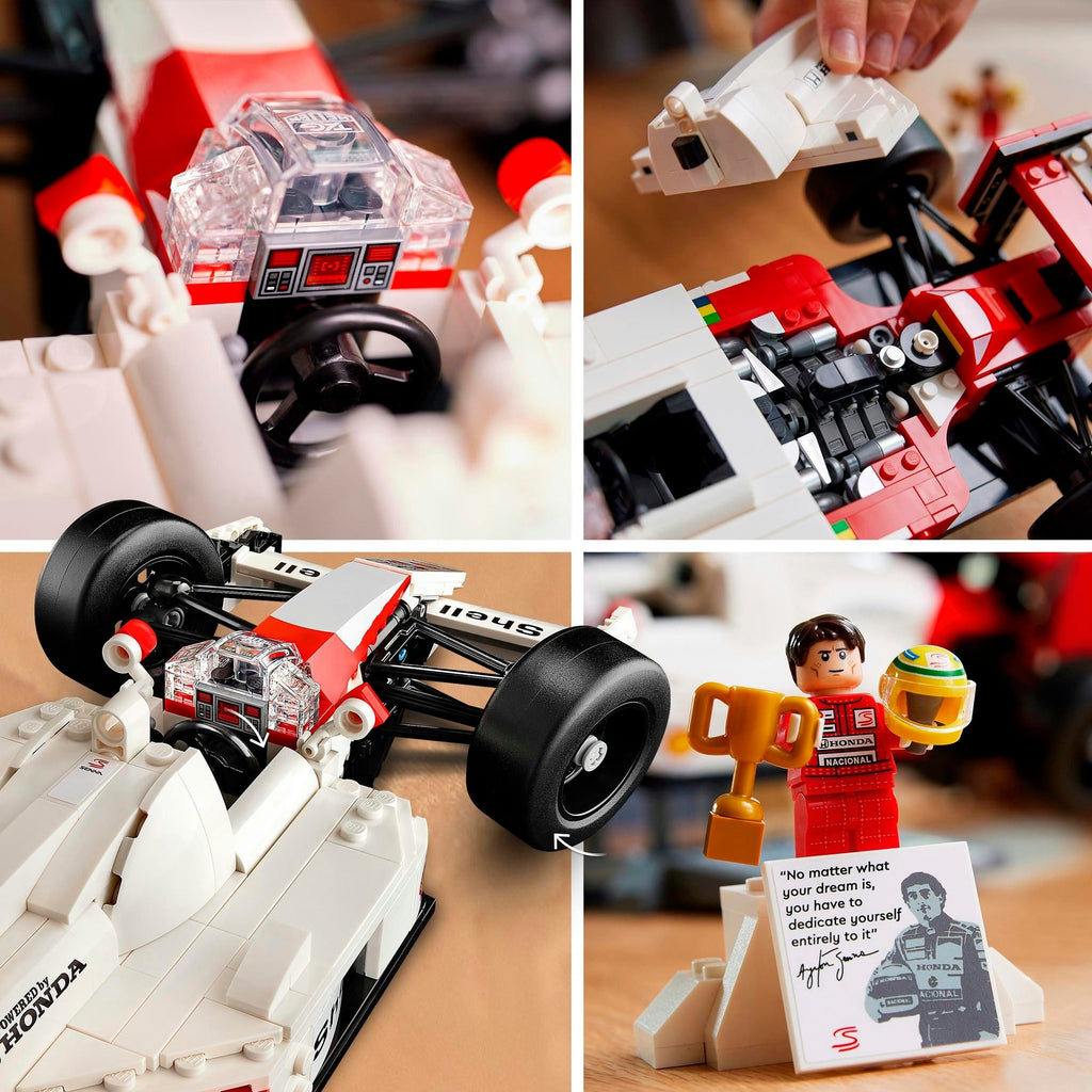 Lego icons - mclaren mp4 4 en ayrton senna constructiespeelgoed (10330)