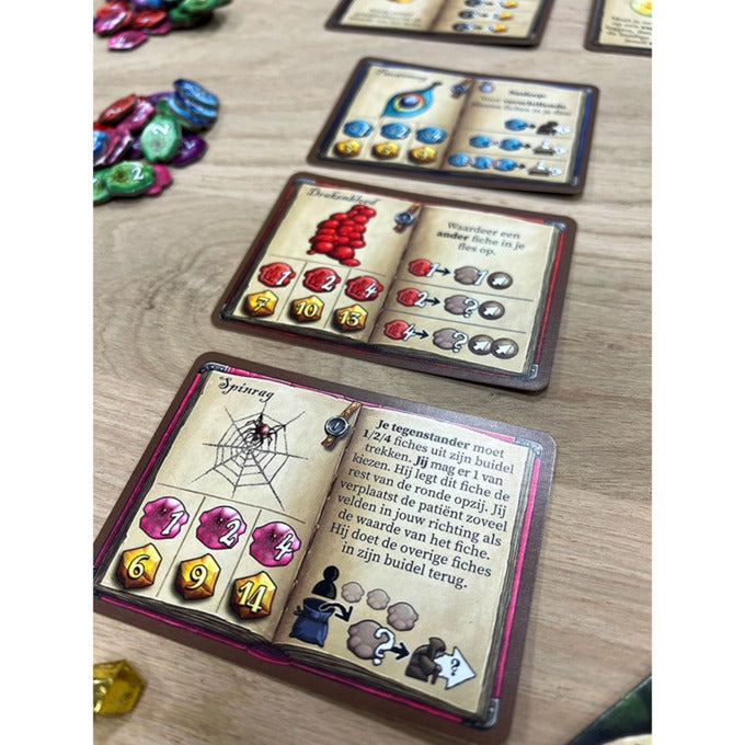 999games 999 games de kwakzalvers van kakelenburg: het duel bordspel (nederlands, 2 spelers, 45 minuten, vanaf 10 jaar)