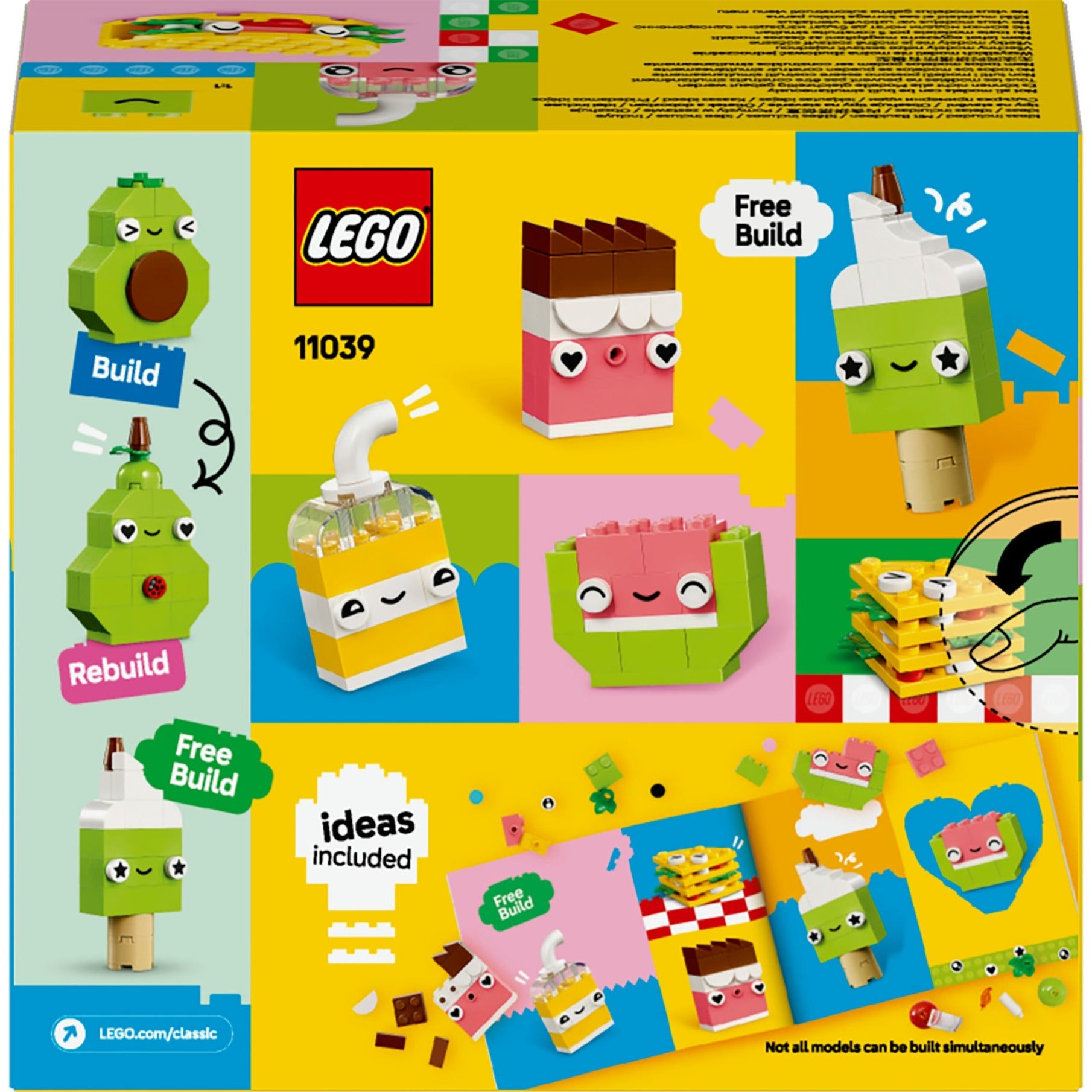 Lego classic 11039 creatieve etensvriendjes