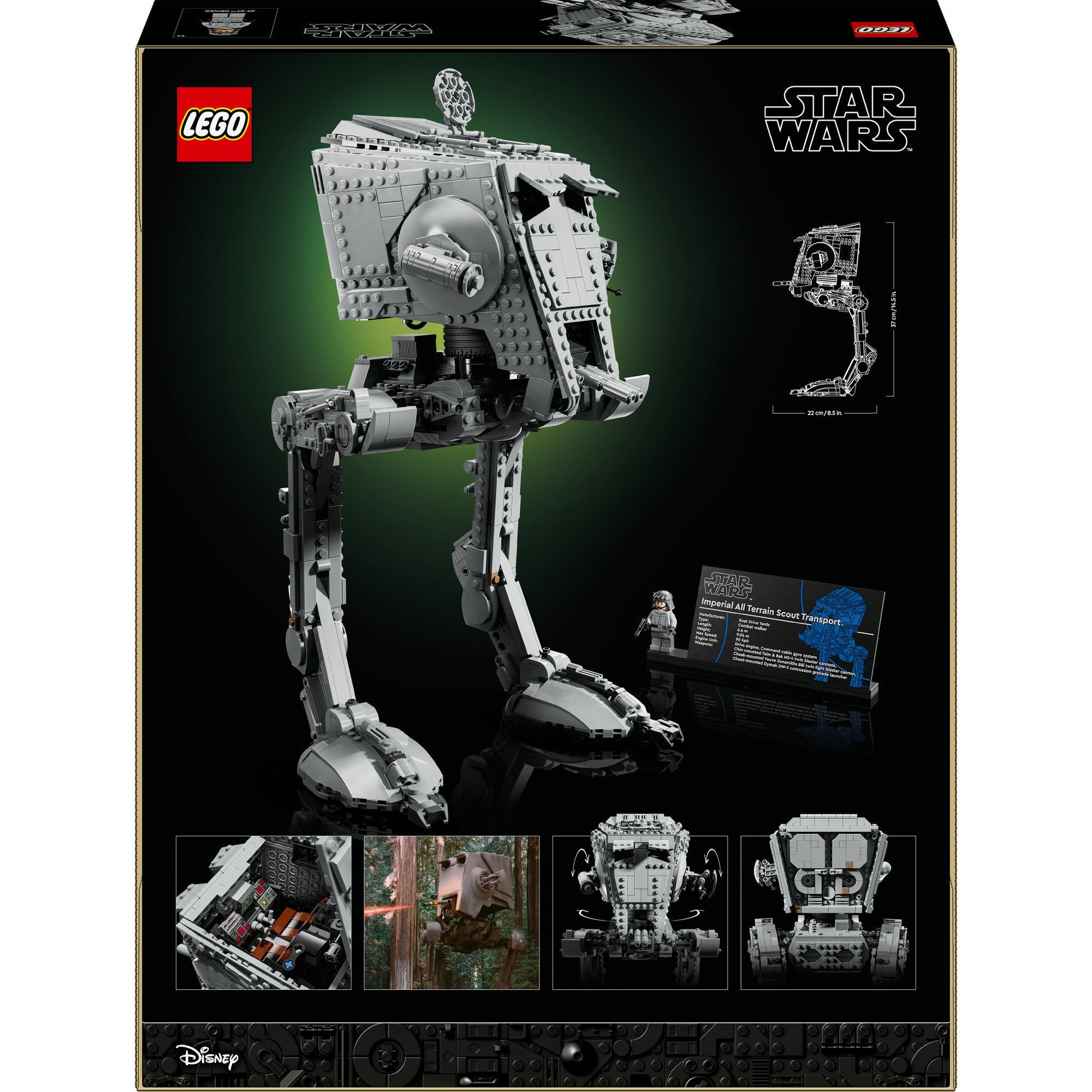 Lego star wars at-st walker bouwpakket voor volwassenen - 75417