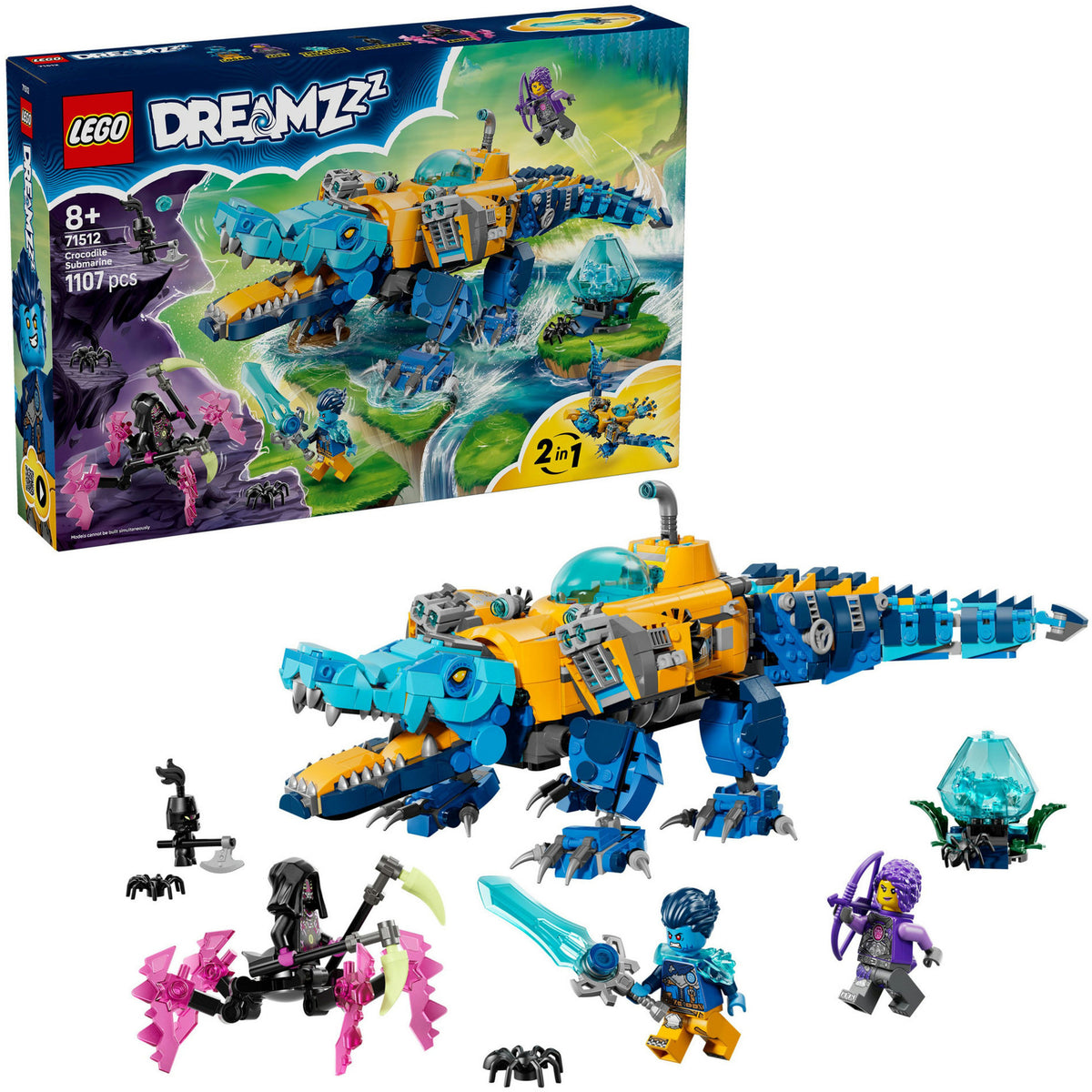 Lego dreamzzz - krokodilonderzeeër constructiespeelgoed (71512)