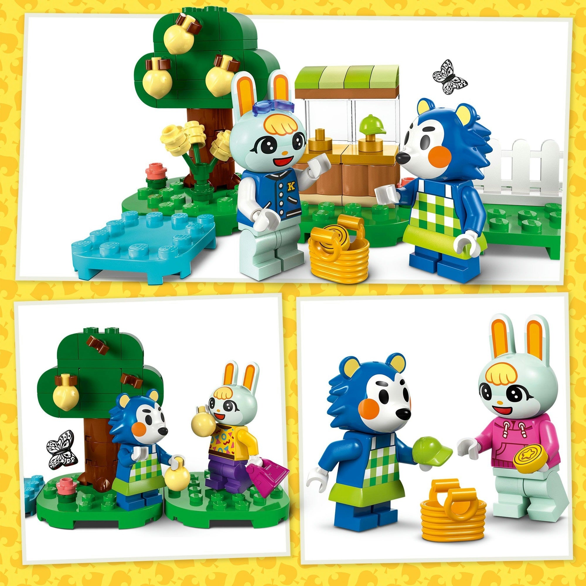 Lego animal crossing 77055 kleermakerij van de zusjes able