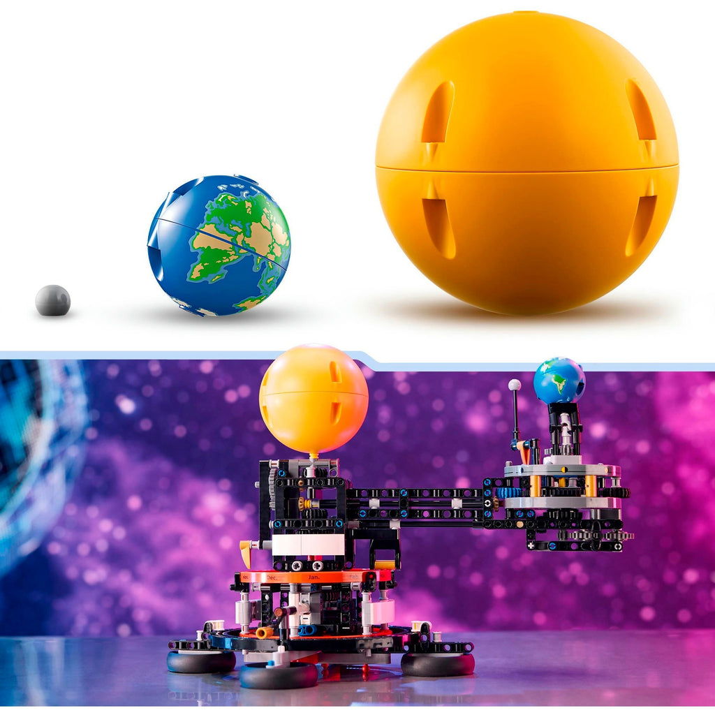 Lego technic 42179 de aarde en de maan in beweging