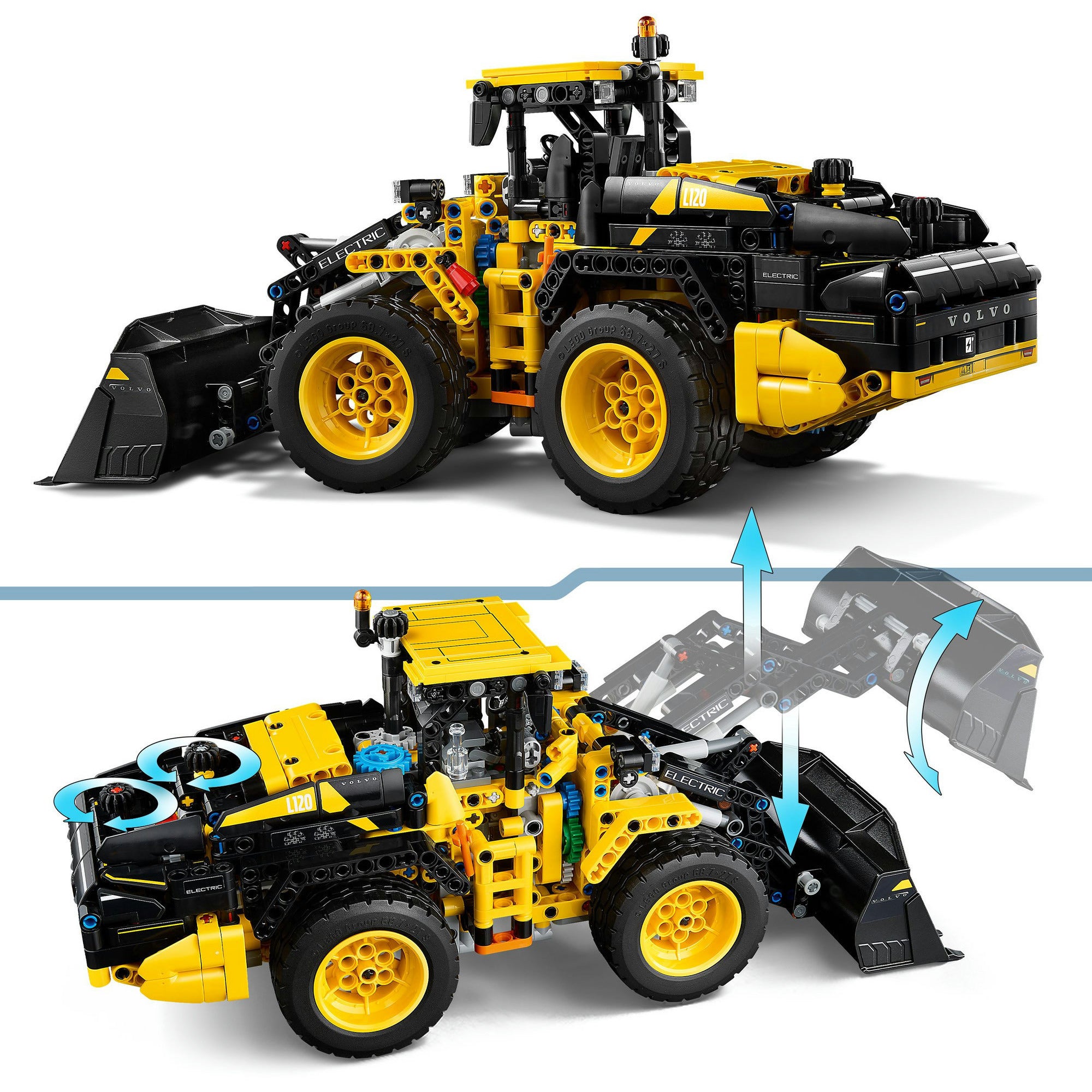 Lego technic 42209 volvo l120 electric wiellader