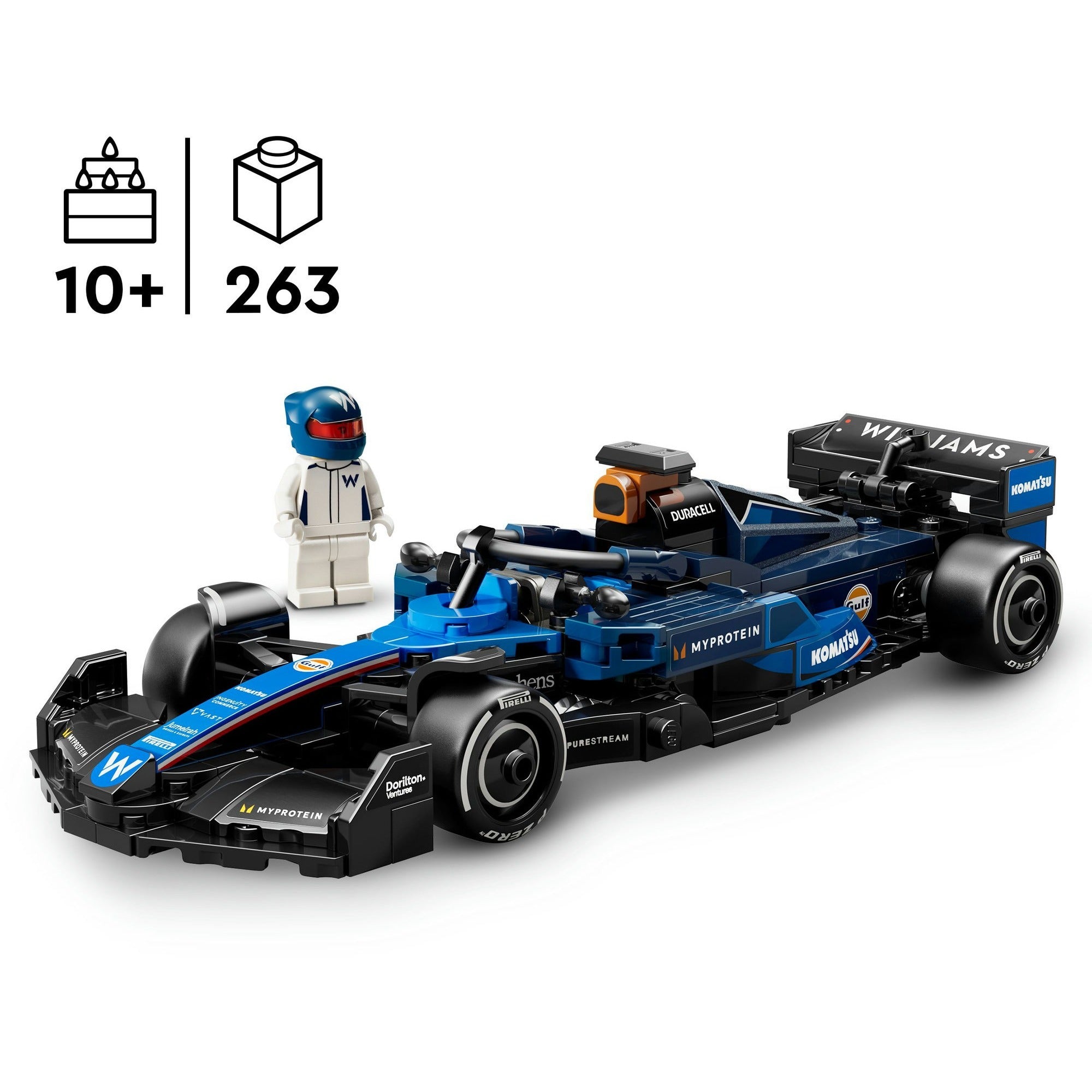 LEGO - speed champions 77249 williams racing fw46 f1 racewagen
