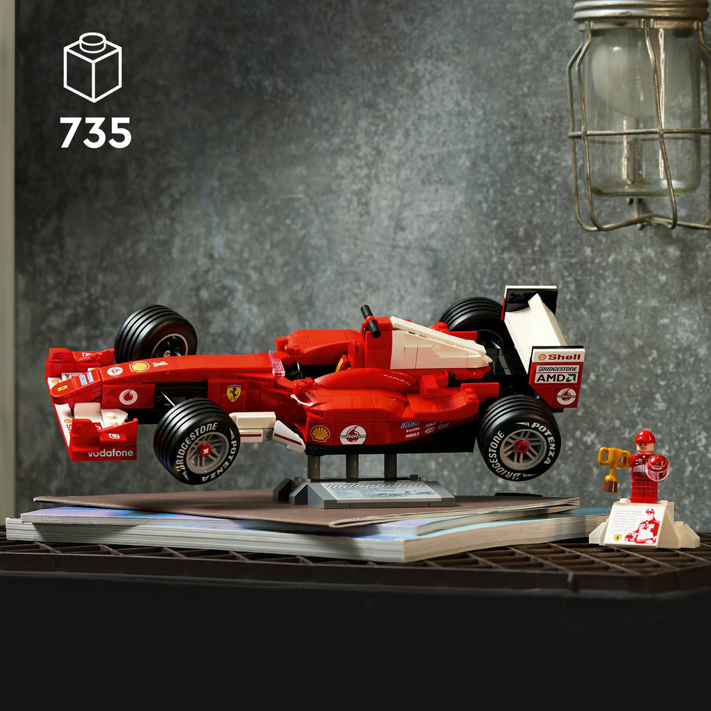 Lego icons 11375 ferrari f2004 en michael schumacher