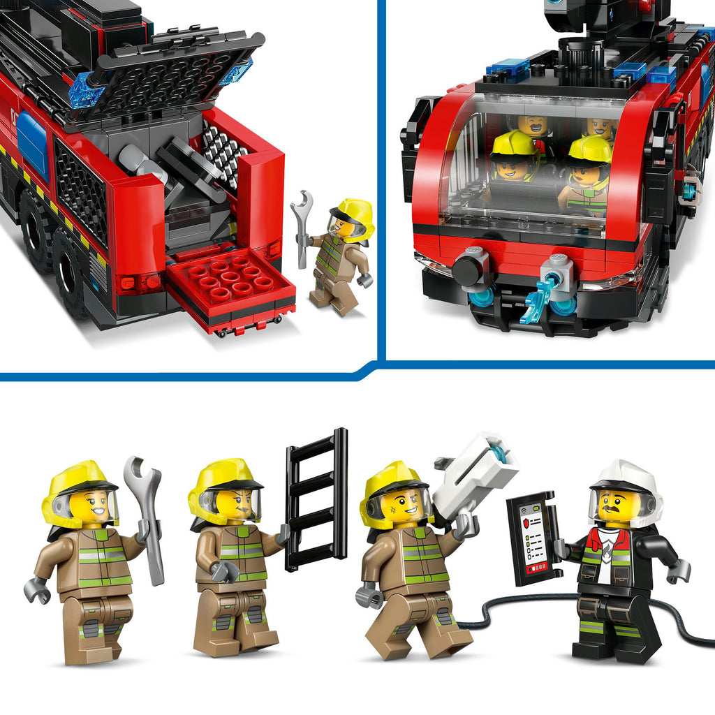 Lego city - luchthaven brandweertruck constructiespeelgoed (60499)