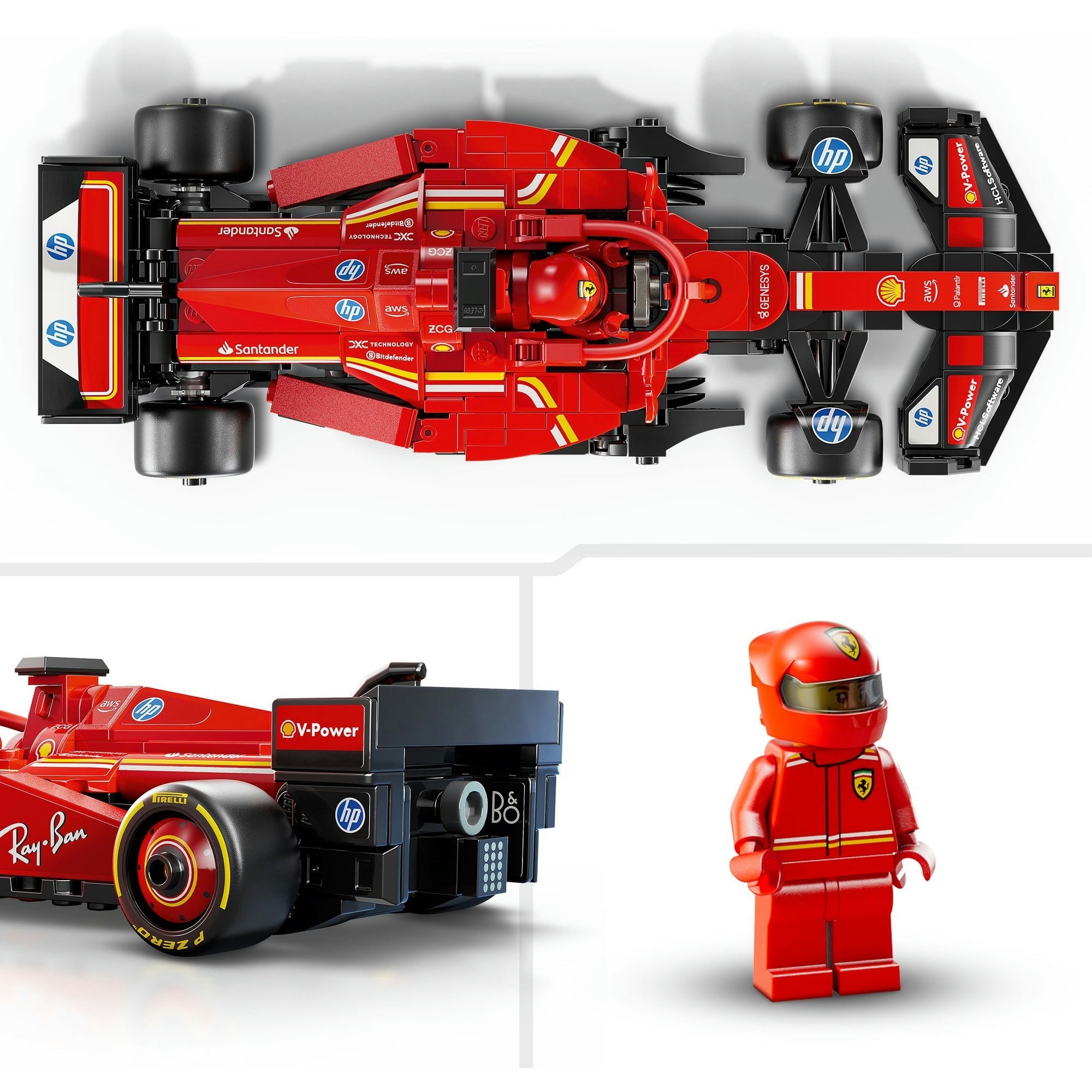 LEGO - speed champions 77242 ferrari sf-24 f1 racewagen