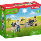 Schleich farm world speelfigurenset dierenartsbezoek op de boerderij