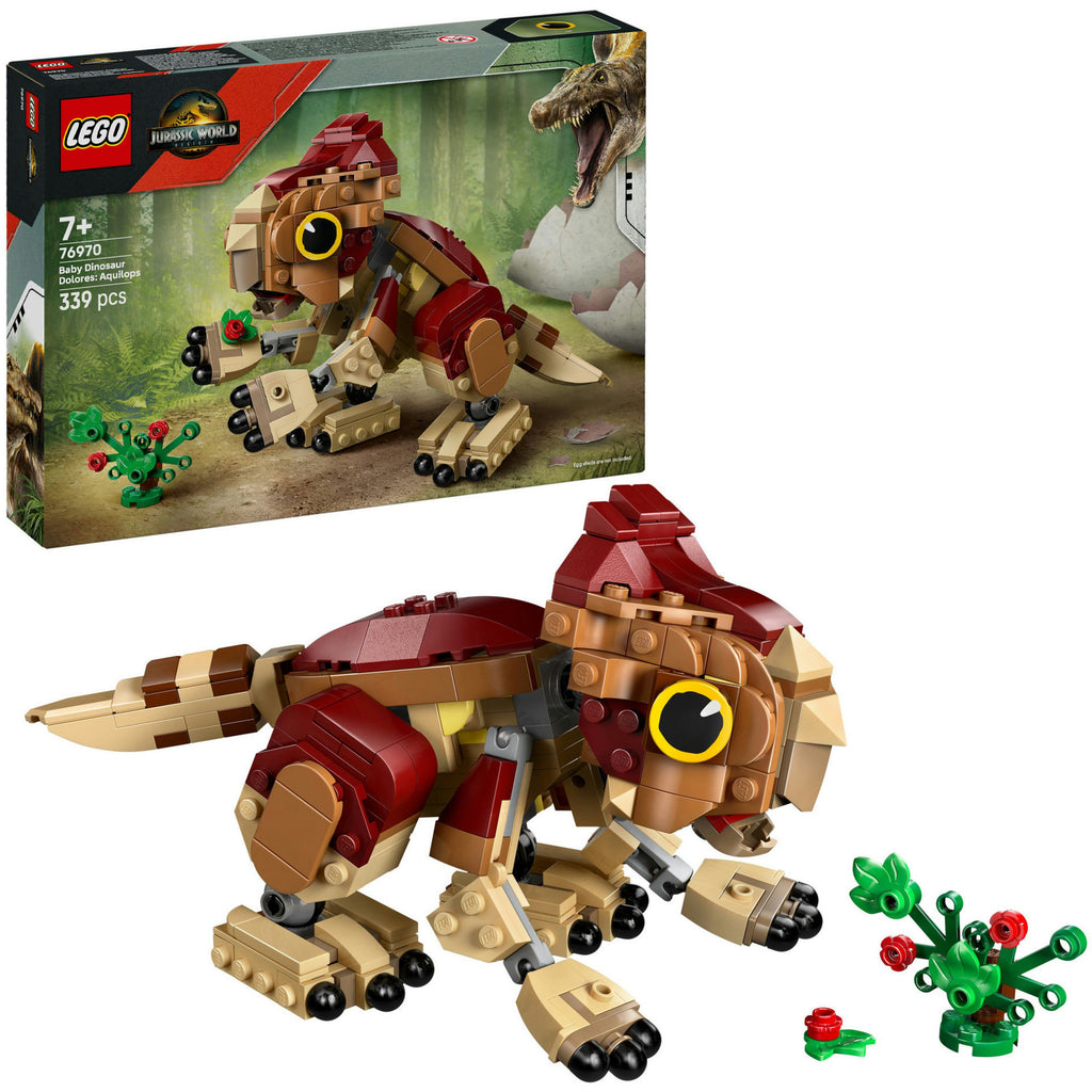 Lego jurassic world 76970 babydinosaurus dolores: aquilops