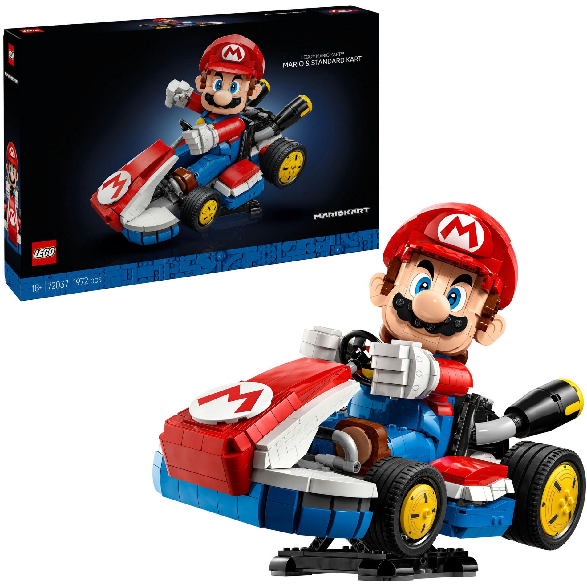 LEGO - super mario 72037 mario kart mario en standaardkart