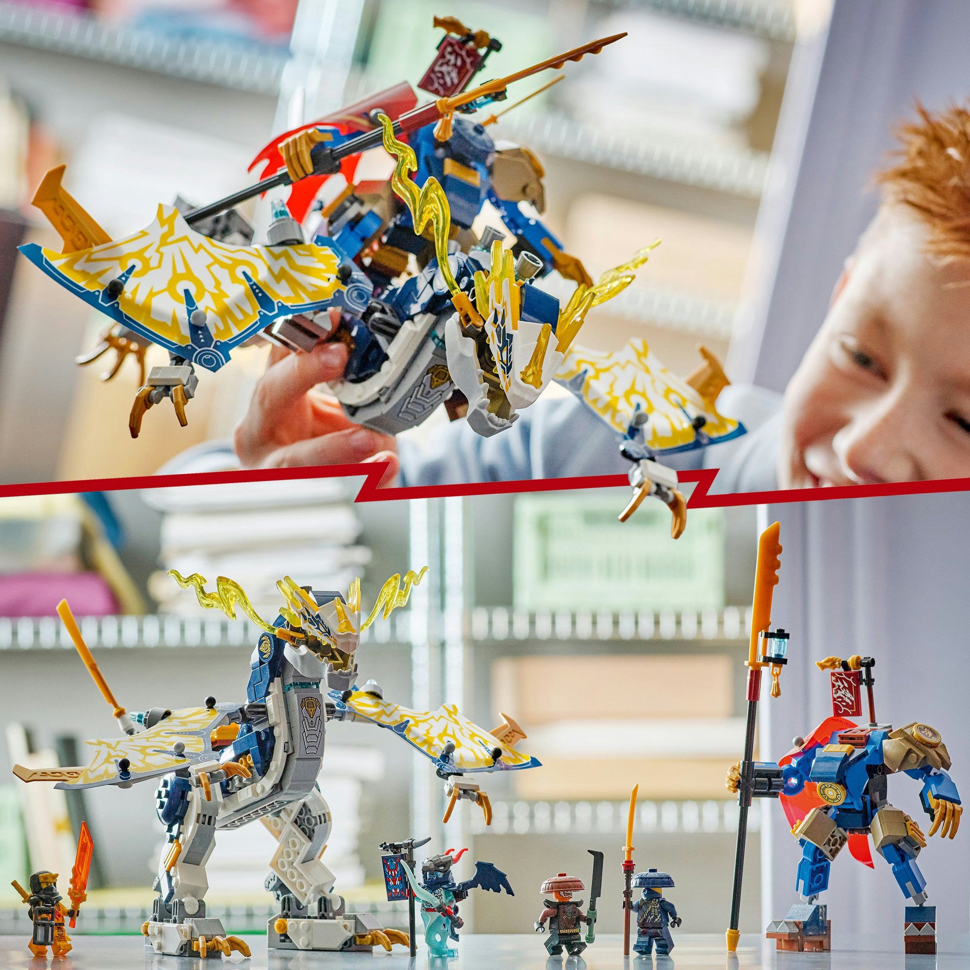 Lego ninjago 71843 rogue's mecha drakenrijder
