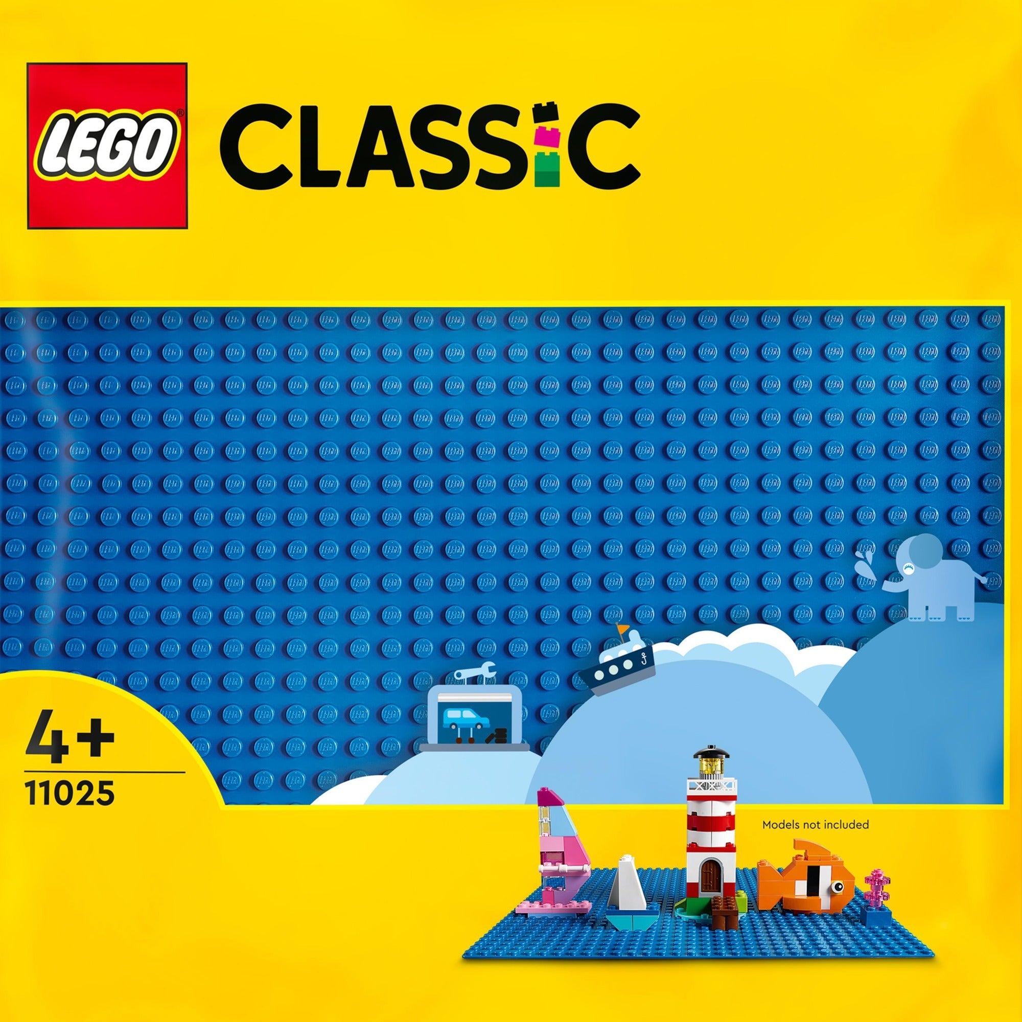 Lego classic blauwe bouwplaat - 11025