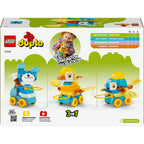 LEGO - duplo 3-in-1 dieren op wielen educatief speelgoed voor peuters 10448