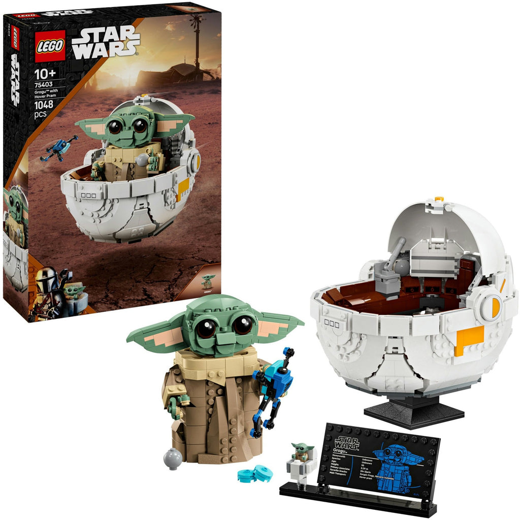 Lego star wars 75403 grogu met zweefkinderwagen