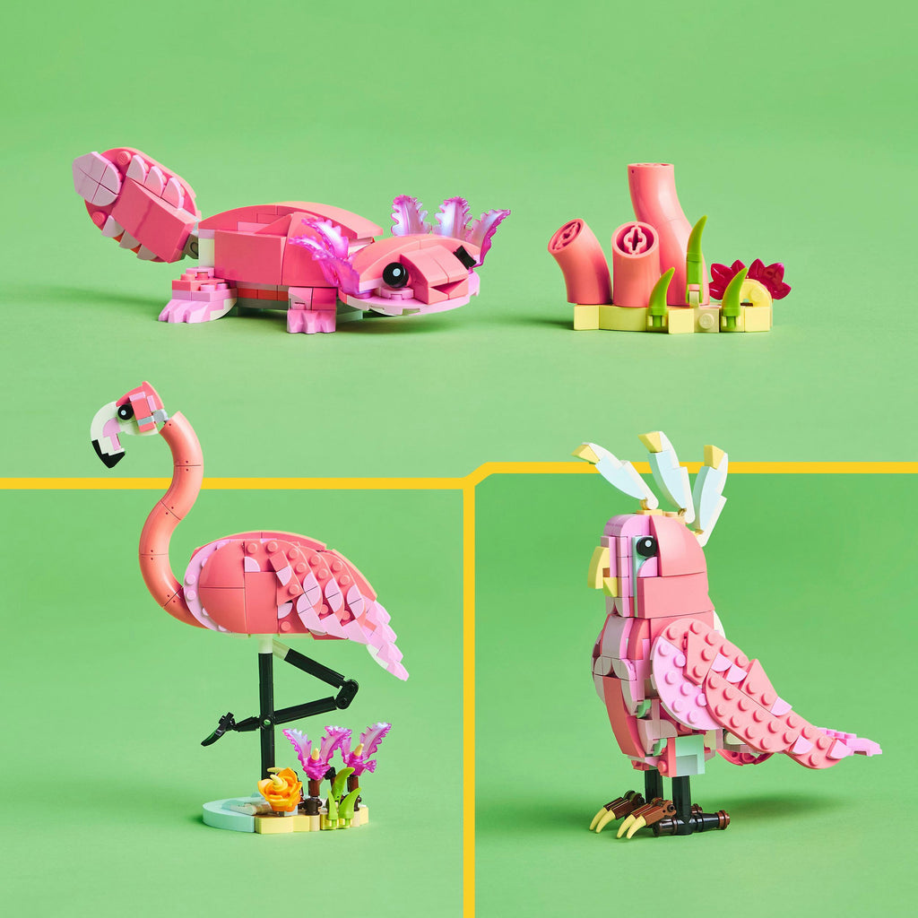 Lego creator 31170 wilde dieren roze flamingo