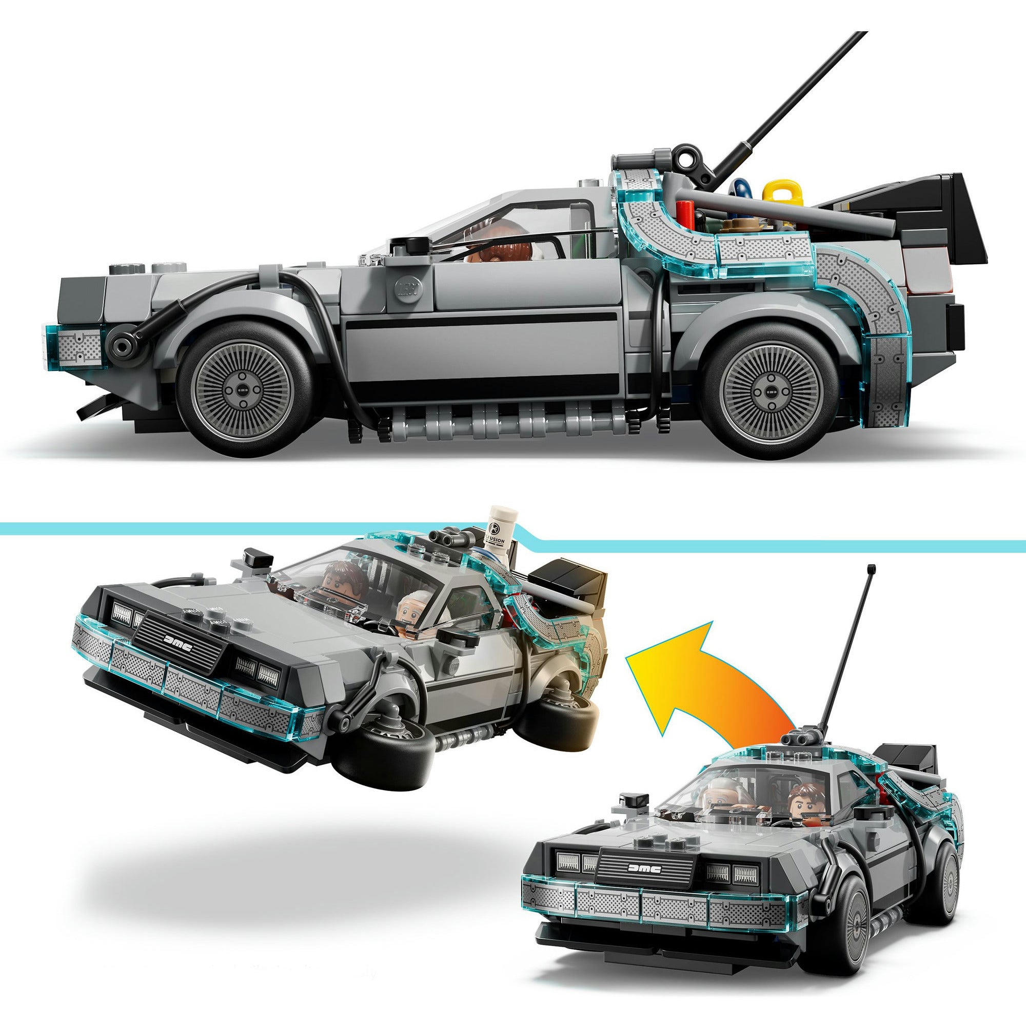 Lego speed champions 77256 tijdmachine uit back to the future