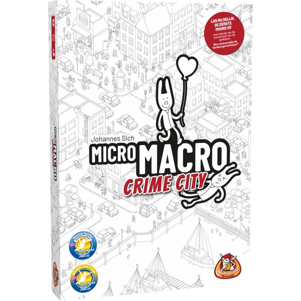 White Goblin Games - White Goblin Games micromacro: crime city bordspel (nederlands 1 - 4 spelers 15 - 45 minuten vanaf 12 jaar)
