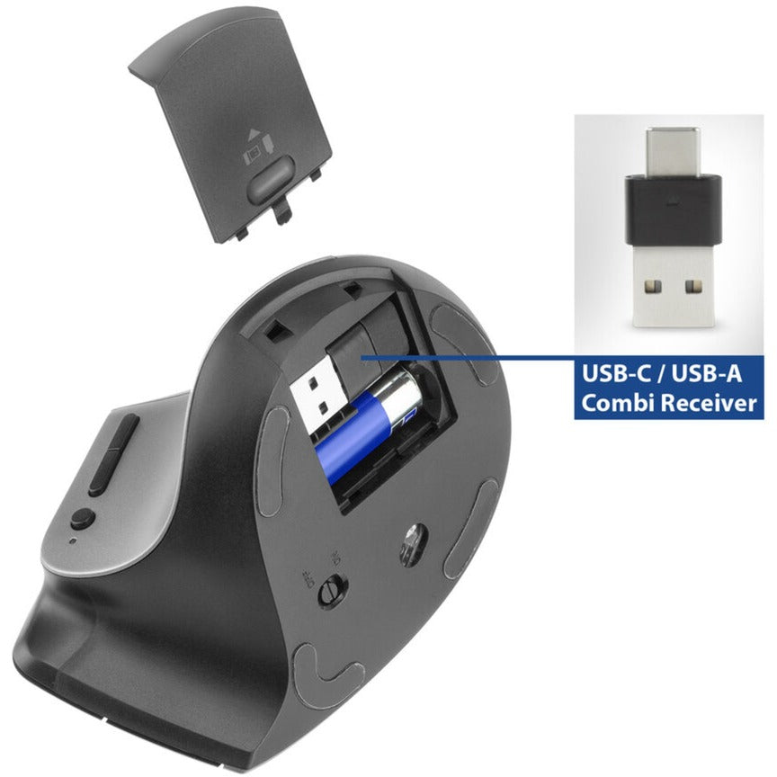 Act draadloze muis ac5155 bluetooth zwart, zilver