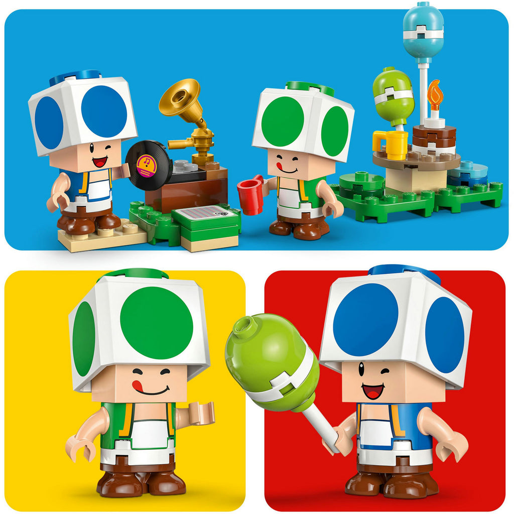 LEGO - super mario 72041 toads huisfeestje