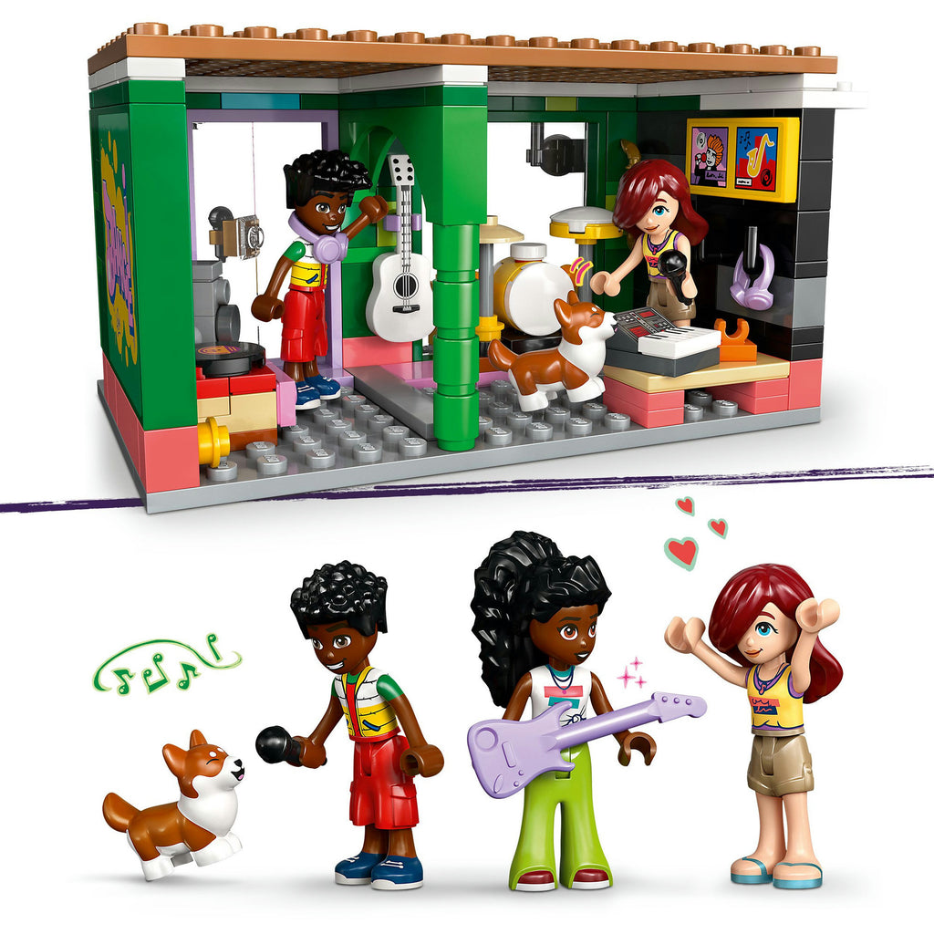 Lego friends muziekwinkel en appartement