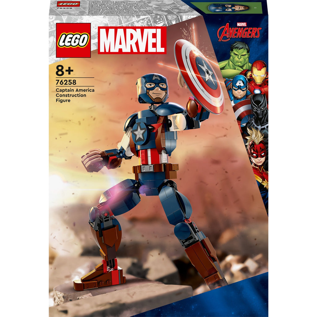 LEGO - super heroes 76258 captain america bouwfiguur