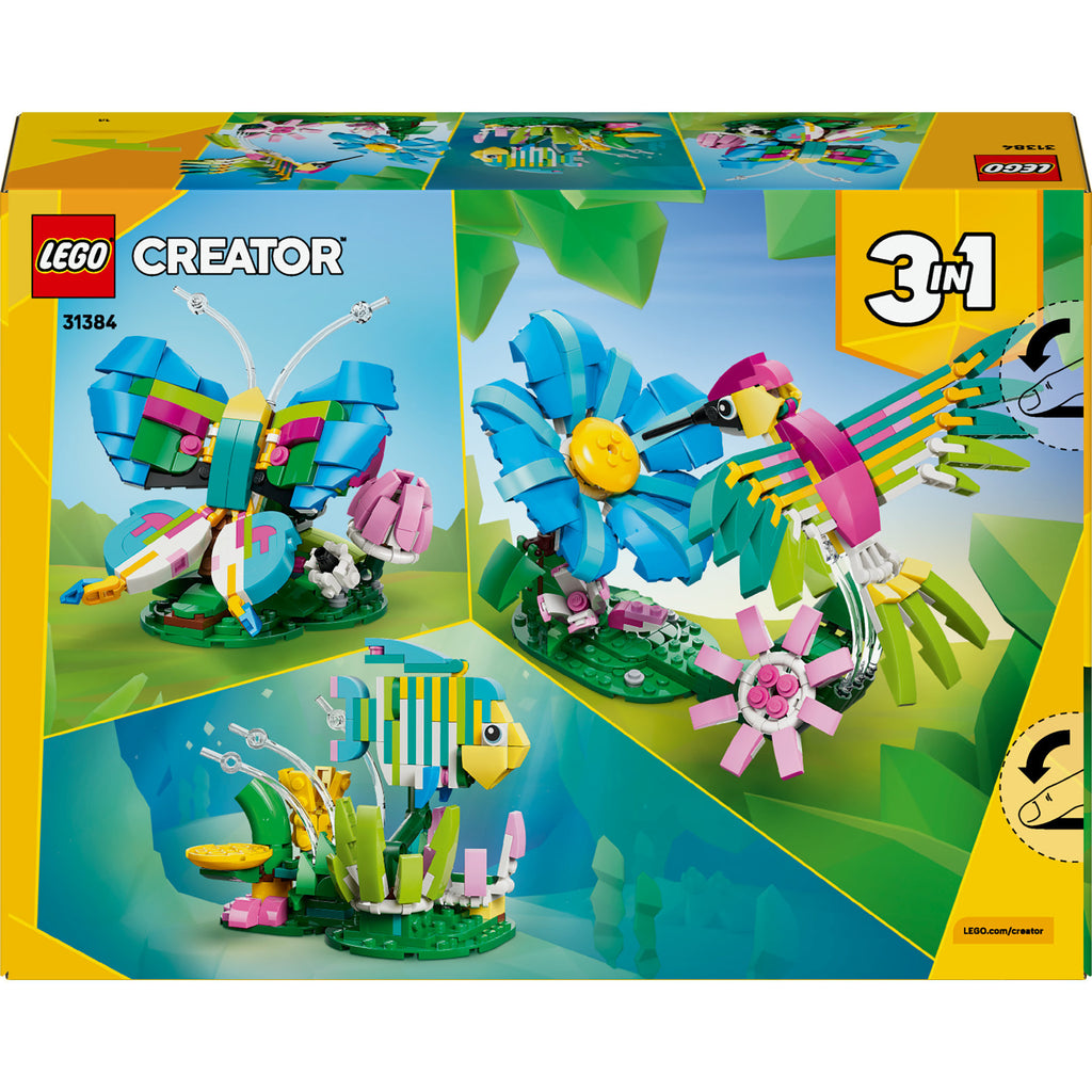 Lego creator 31384 wilde dieren: kleurrijke kolibrie
