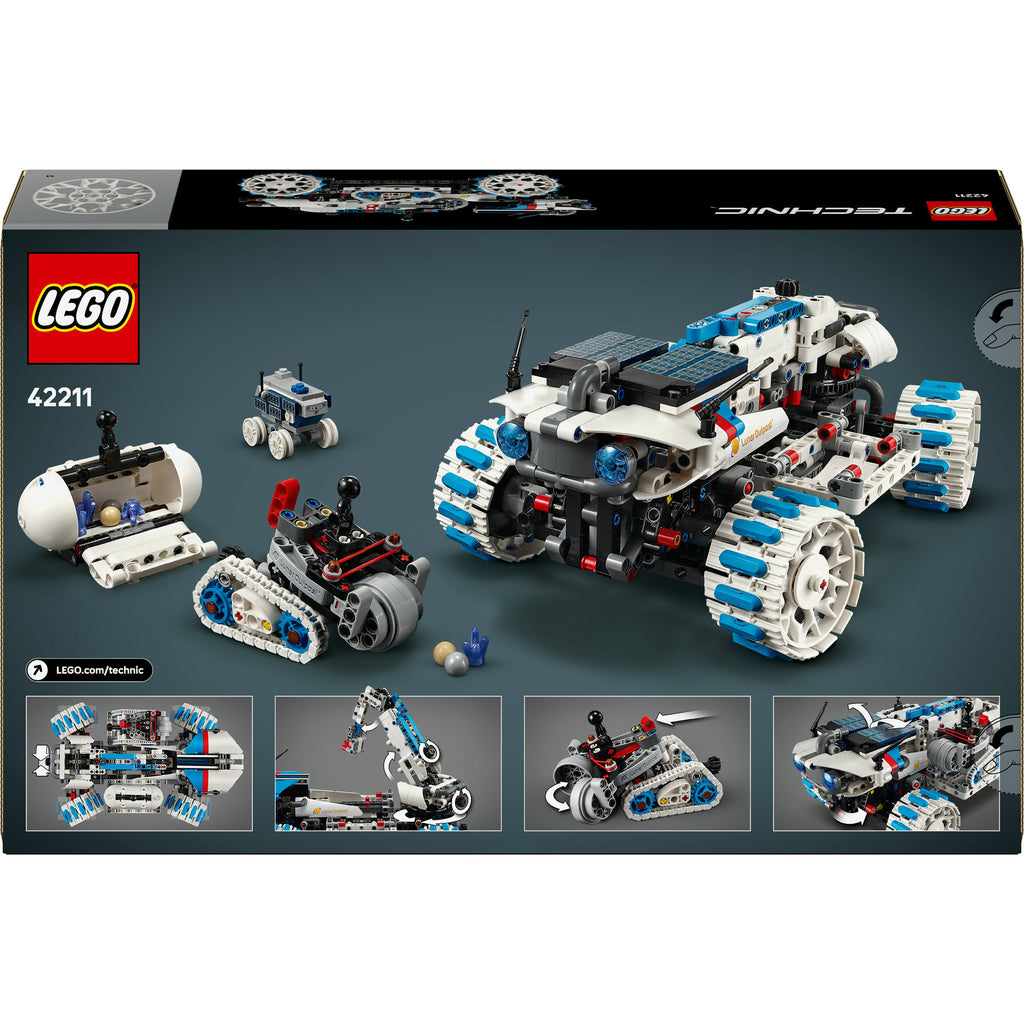 Lego technic 42211 lunar outpost maanrover ruimtevoertuig