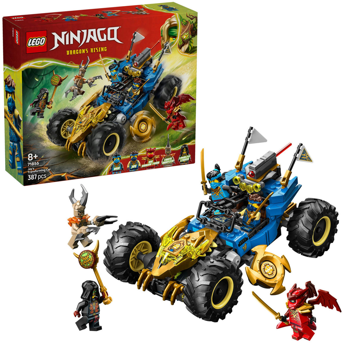 Lego ninjago 71856 jay's transformerende auto
