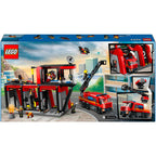 Lego city 60414 brandweerkazerne en brandweerauto