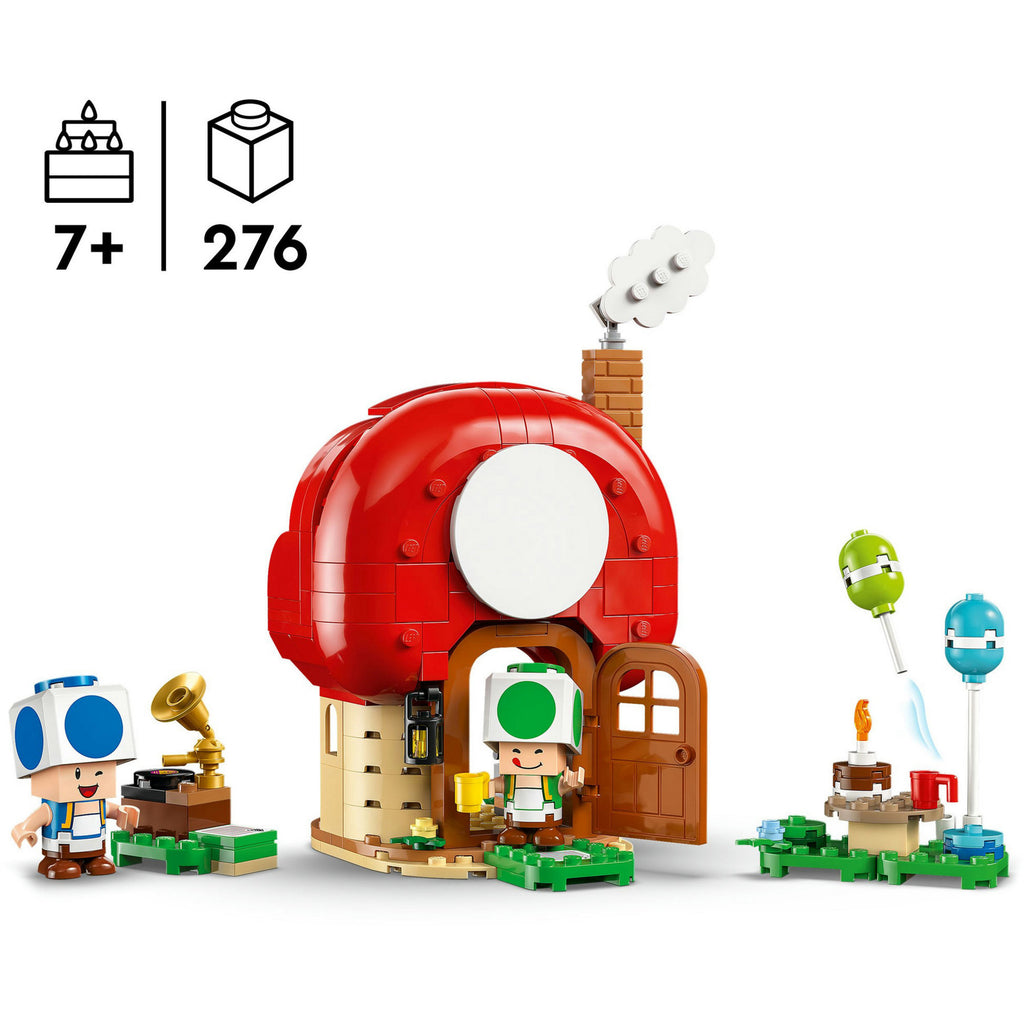 LEGO - super mario 72041 toads huisfeestje