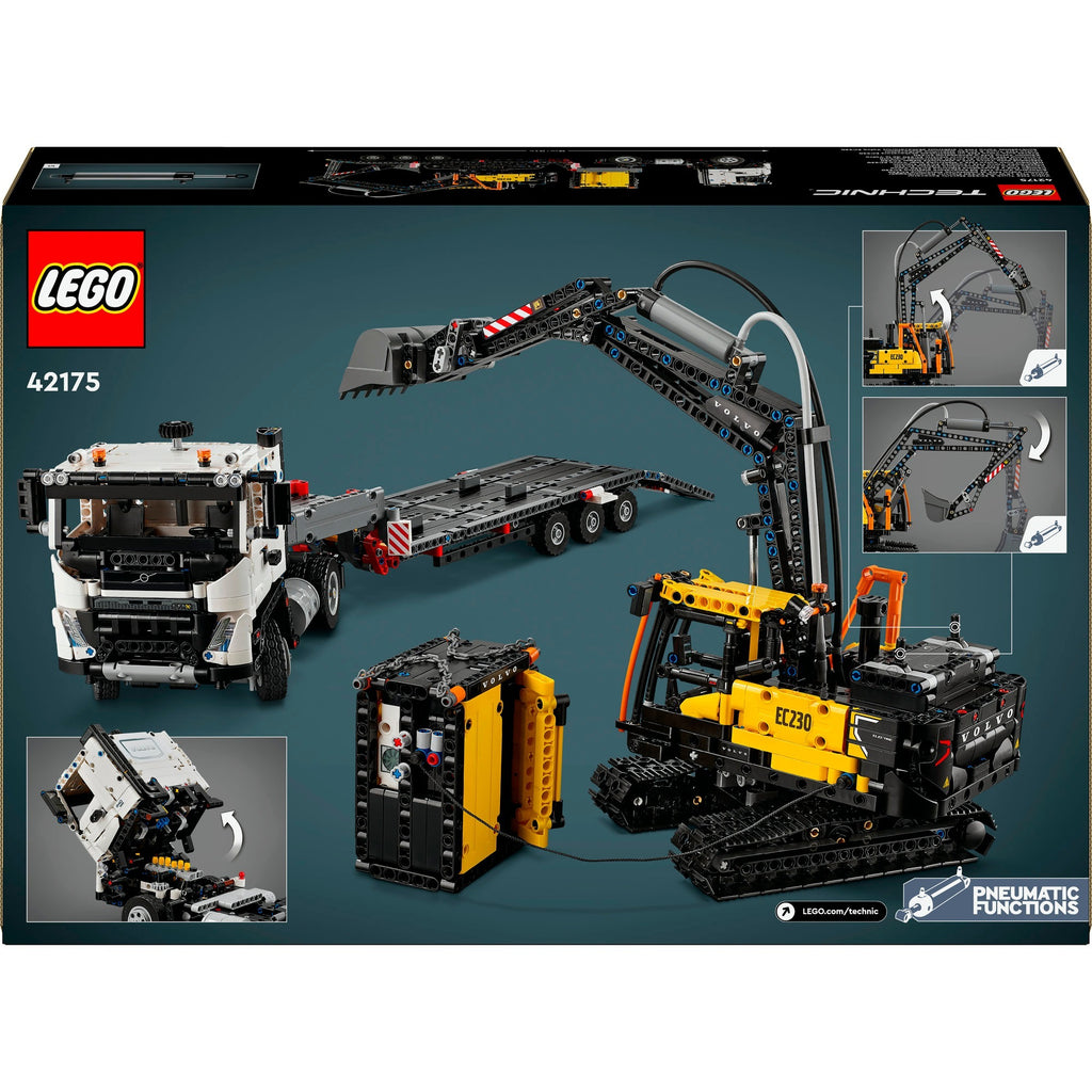 LEGO - technic 42175 volvo fmx truck & ec230 elektrische graafmachine