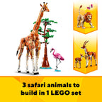 LEGO - creator 3in1 safaridieren speelgoed set met giraffe gazelles en leeuw 31150