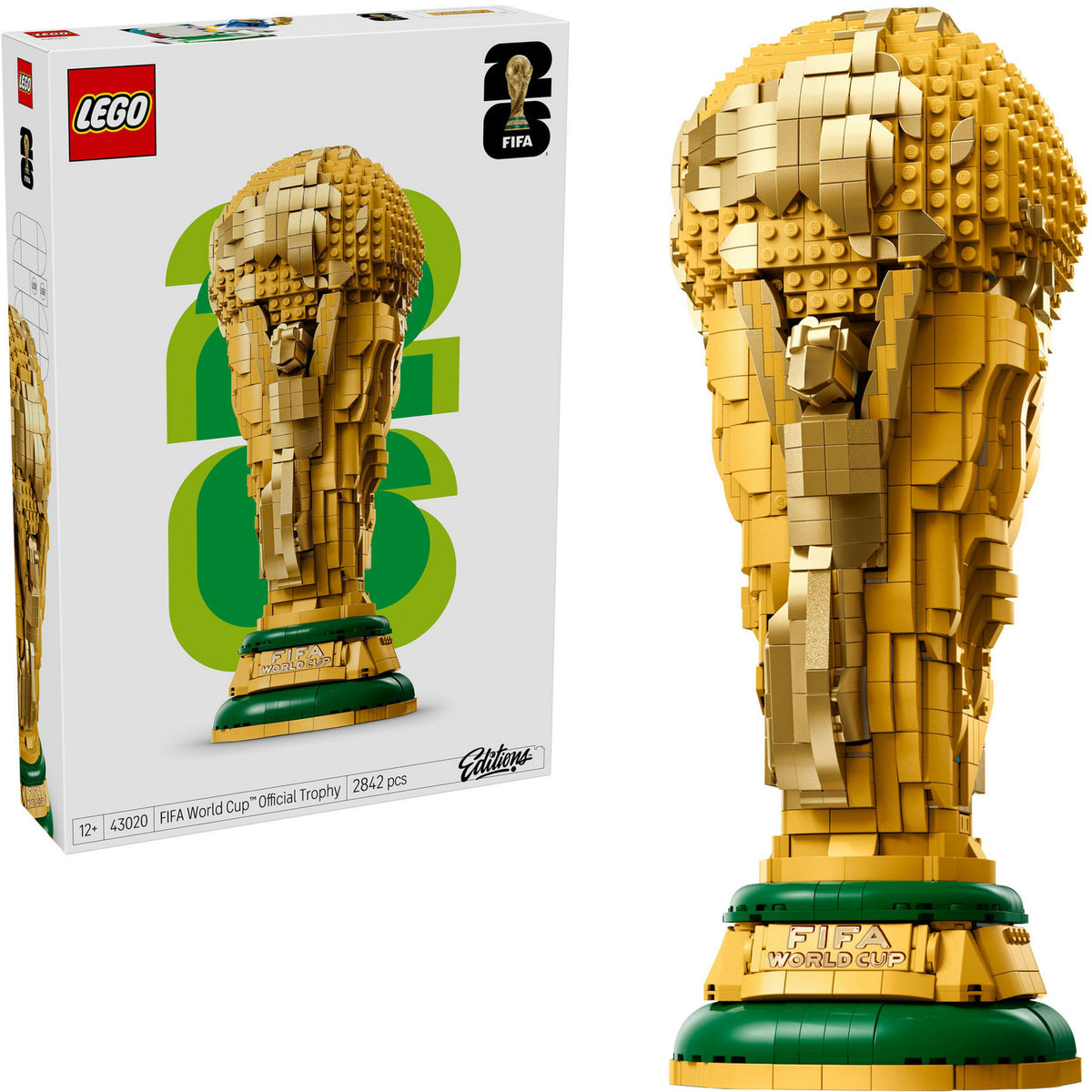 LEGO - editions officiële fifa world cup trofee beker - 43020