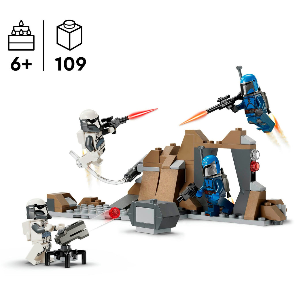 Lego star wars - hinderlaag op mandalore battle pack constructiespeelgoed (75373)