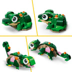 LEGO - ® creator 3in1 schildpad met waterlelie - speelgoedmodel - bouw om tot kameleon of kikker - 31377