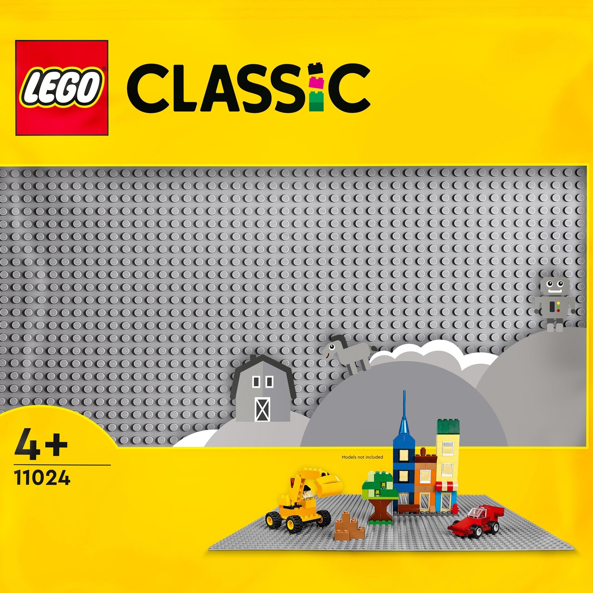 Lego classic 11024 grijze bouwplaat
