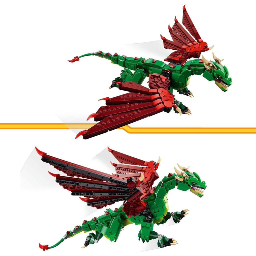Lego creator 3in1 middeleeuwse draak - 31161