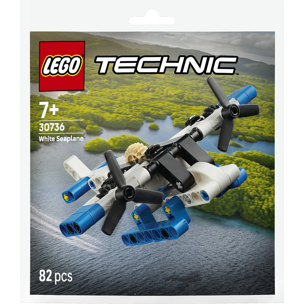 LEGO - technic 30736 wit watervliegtuig