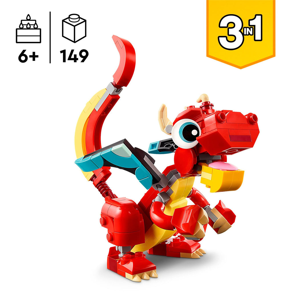 Lego creator 31145 rode draak