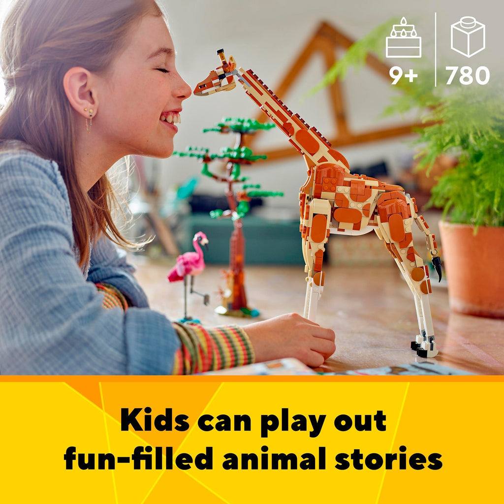 LEGO - creator 3in1 safaridieren speelgoed set met giraffe gazelles en leeuw 31150