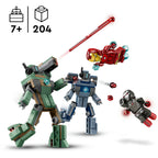 Lego ® ǀ marvel iron man en war machine vs. hammer drones - 76320
