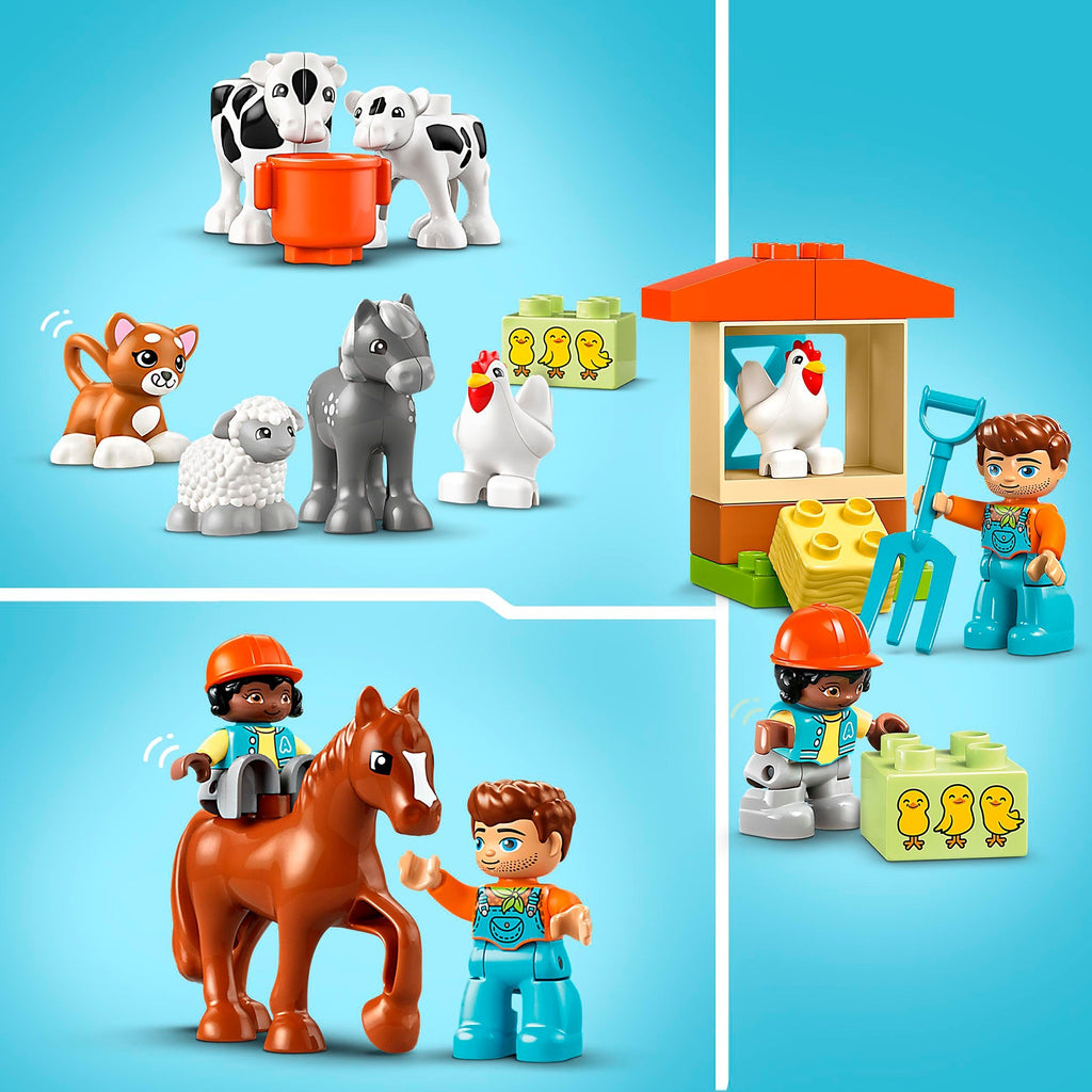 Lego duplo town 10416 dieren verzorgen op de boerderij