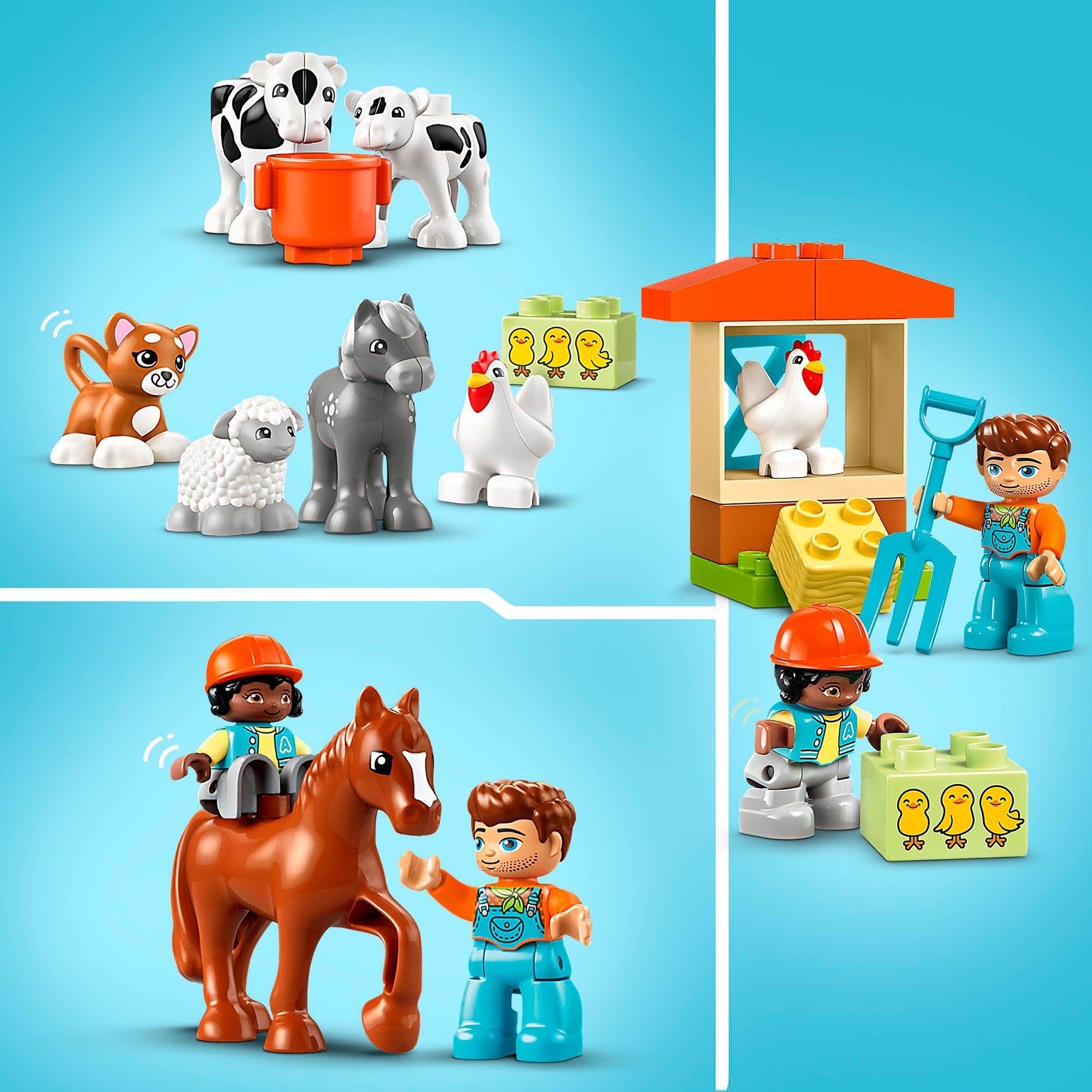 Lego duplo town 10416 dieren verzorgen op de boerderij
