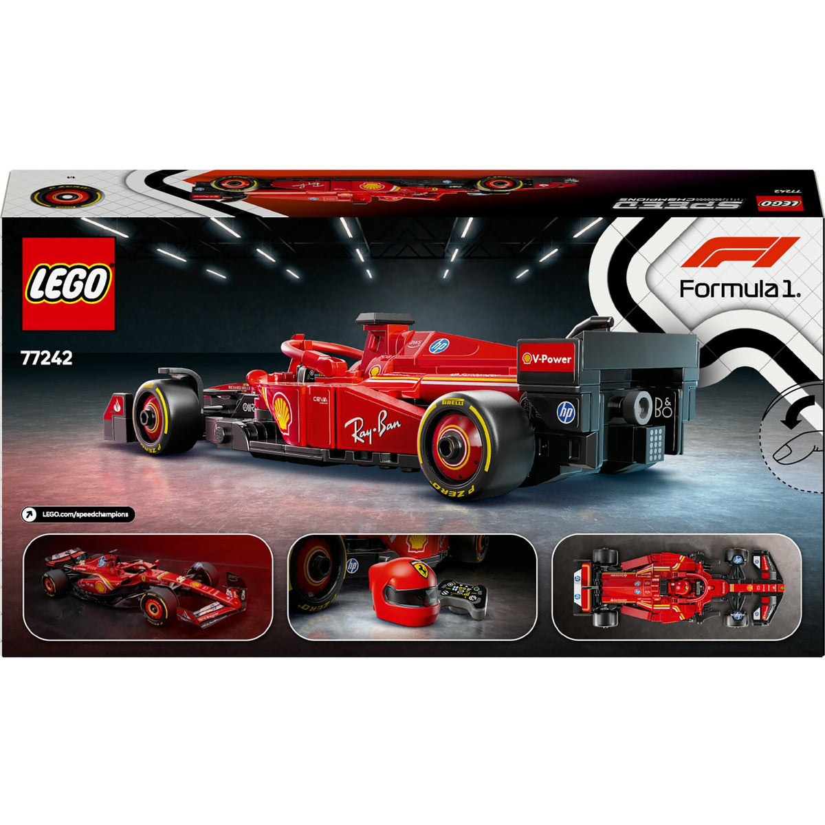 Lego speed champions ferrari sf-24 f1 racewagen set - 77242