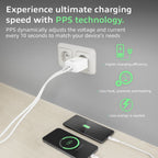 ACT Connectivity - ACT Connectivity usb-c & usb-a lader 20w met power delivery pps quick charge ganfast oplader (wit)