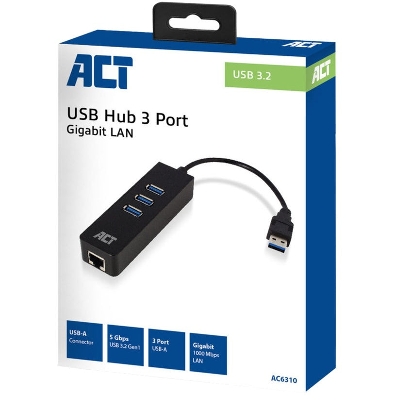 Act usb-hub ac6310 zwart