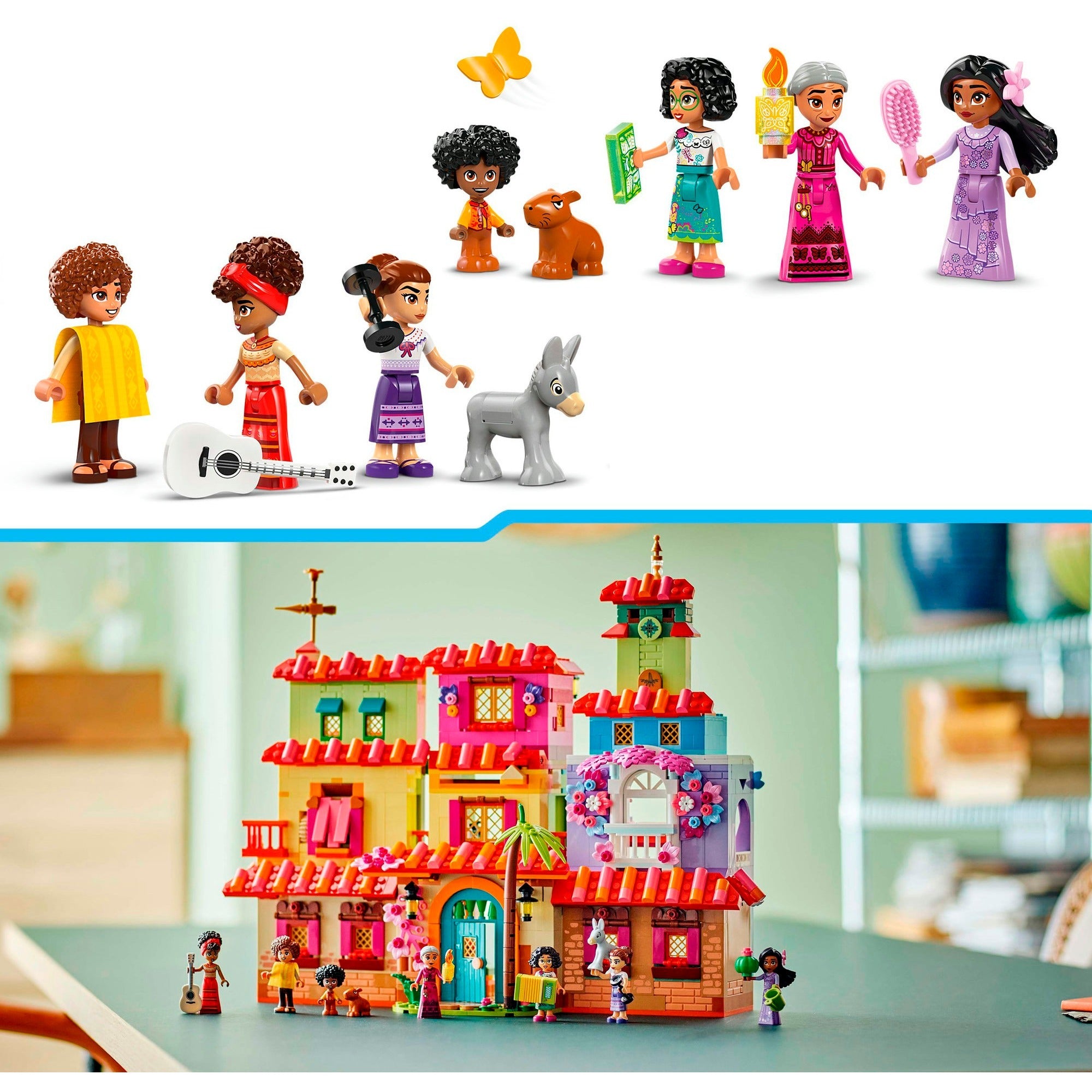 Lego disney princess - het magische huis van de familie madrigal constructiespeelgoed (43245)
