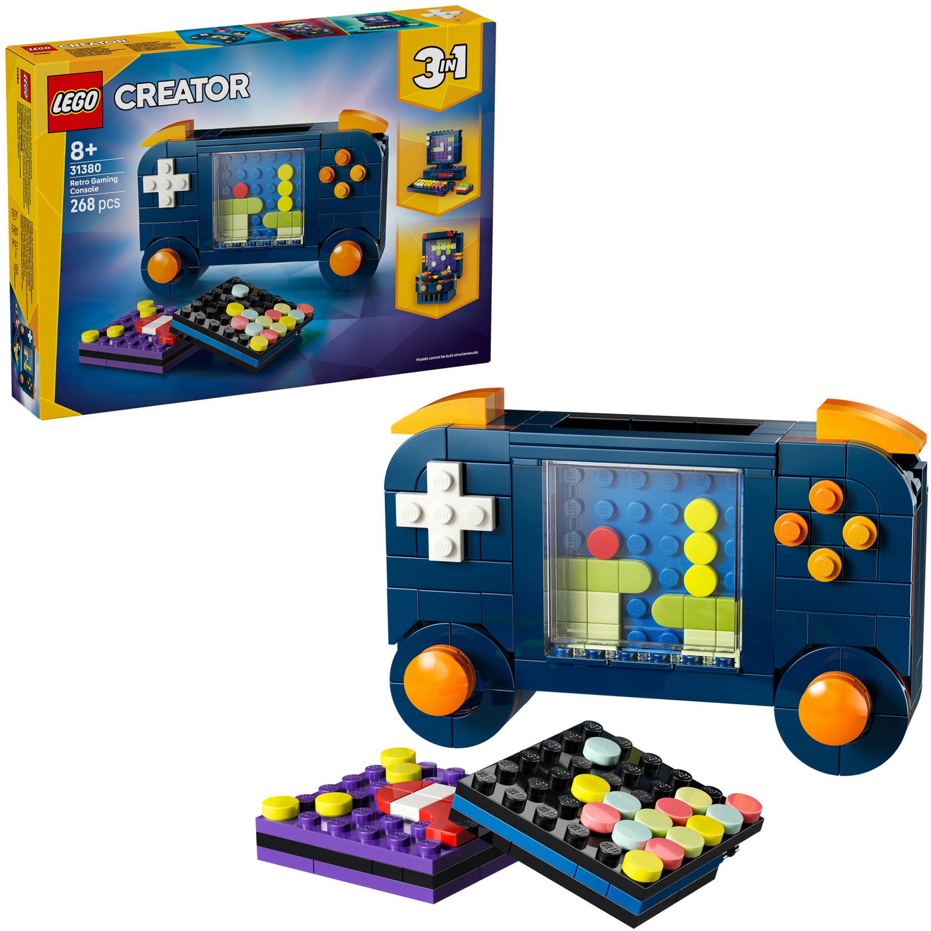 Lego ® creator 3in1 retro spelcomputer speelgoedmodel - bouw om tot desktop of speelautomaat - 31380